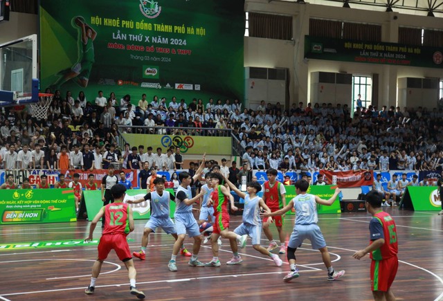 86 đội tranh tài môn bóng rổ Hội khỏe Phù Đổng thành phố Hà Nội- Ảnh 1.