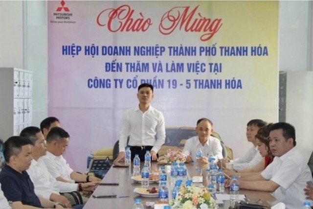 Hiệp hội Doanh nghiệp TP Thanh Hóa: Thăm và làm việc với doanh nghiệp hội viên- Ảnh 1.