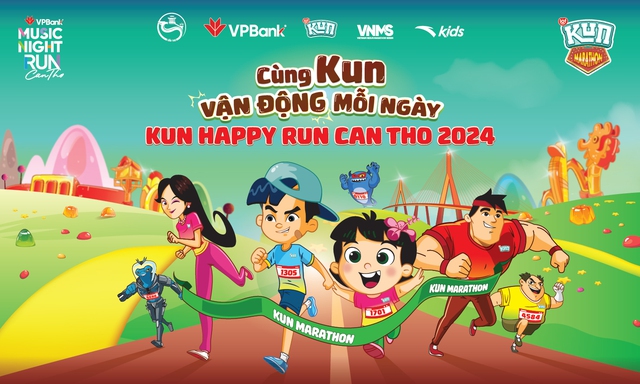 KUN Happy Run Cần Thơ 2024 - Sân chơi thể thao đỉnh cao, căng trào cảm xúc- Ảnh 1.