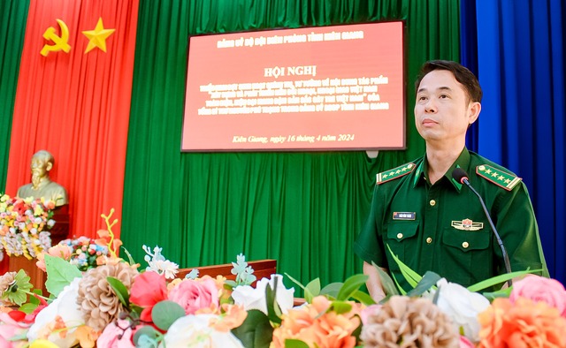 Đảng ủy BĐBP tỉnh Kiên Giang: Tổ chức sinh hoạt chính trị về tác phẩm của TBT Nguyễn Phú Trọng- Ảnh 2.