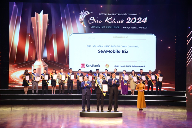 SeAMobile Biz của SeABank được vinh danh tại giải thưởng Sao Khuê- Ảnh 1.