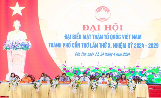 Cần Thơ: Tổ chức Đại hội MTTQ Việt Nam TP Cần Thơ, nhiệm kỳ 2024 - 2029- Ảnh 4.