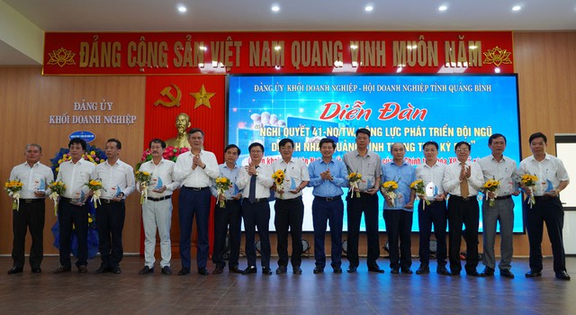 Quảng Bình: Xây dựng và phát huy vai trò của đội ngũ doanh nhân trong thời kỳ mới- Ảnh 1.