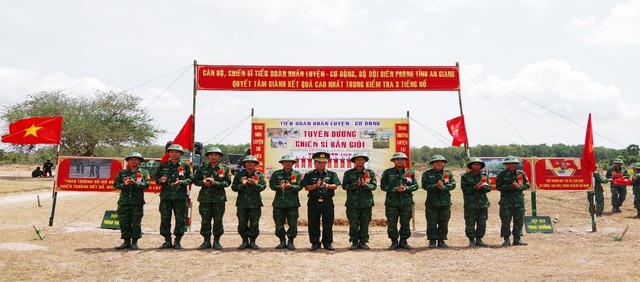 Chiến sĩ mới BĐBP tỉnh An Giang tự tin hoàn thành kiểm tra “3 tiếng nổ”- Ảnh 9.