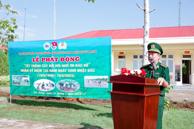 Sóc Trăng: Bộ đội Biên phòng phát động “Tết trồng cây đời đời nhớ ơn Bác Hồ”- Ảnh 1.