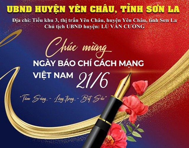 Văn phòng HĐND và UBND huyện Yên Châu, tỉnh Sơn La: Chúc mừng ngày Báo chí Cách mạng Việt Nam 21/6/2024- Ảnh 1.