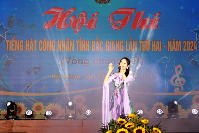 Bắc Giang: 3 thí sinh đạt giải Nhất chung kết Hội thi tiếng hát công nhân- Ảnh 8.
