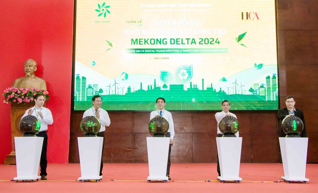 Hậu Giang: Khai mạc Tuần lễ Chuyển đổi số và Khởi nghiệp đổi mới sáng tạo - Mekong Delta 2024- Ảnh 5.