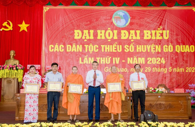 Kiên Giang: Đại hội đại biểu các DTTS huyện Gò Quao lần thứ IV năm 2024- Ảnh 6.
