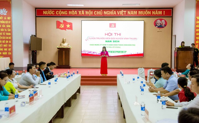Kiên Giang: Huyện Vĩnh Thuận tổ chức Hội thi Tuyên truyền viên giỏi năm 2024- Ảnh 4.