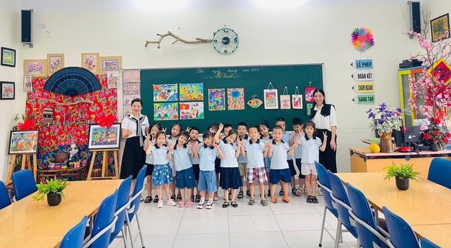 Chào đón hơn 150 em học sinh lớp Mẫu giáo sang thăm Trường Tiểu học Gia Quất- Ảnh 17. Chào đón hơn 150 em học sinh lớp Mẫu giáo sang thăm Trường Tiểu học Gia Quất- Ảnh 17.