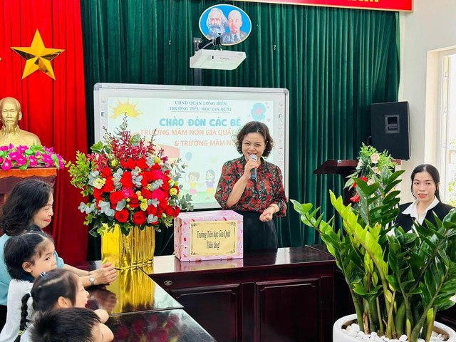 Chào đón hơn 150 em học sinh lớp Mẫu giáo sang thăm Trường Tiểu học Gia Quất- Ảnh 1. Chào đón hơn 150 em học sinh lớp Mẫu giáo sang thăm Trường Tiểu học Gia Quất- Ảnh 1.