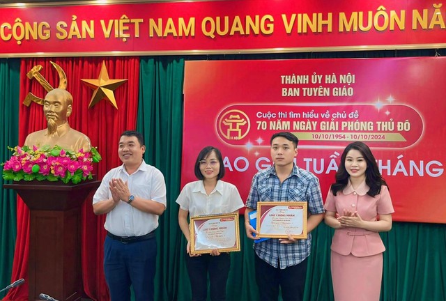 Tổng kết và trao giải Giai đoạn 1 Cuộc thi tìm hiểu về Chủ đề 70 năm Ngày Giải phóng Thủ đô- Ảnh 3.