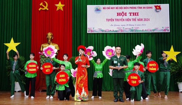 BĐBP An Giang: Sôi nổi Hội thi tuyên truyền viên trẻ năm 2024 tại BĐBP tỉnh- Ảnh 1.