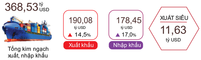 Việt Nam xuất siêu 11,63 tỷ USD nửa đầu năm- Ảnh 1.