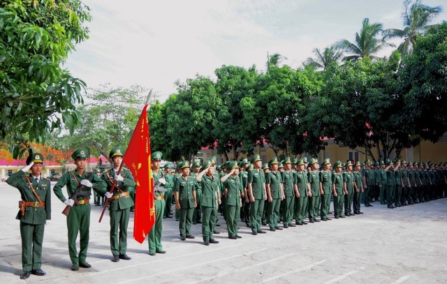 BĐBP An Giang: Tổ chức Lễ tuyên thệ chiến sĩ mới năm 2024- Ảnh 1.