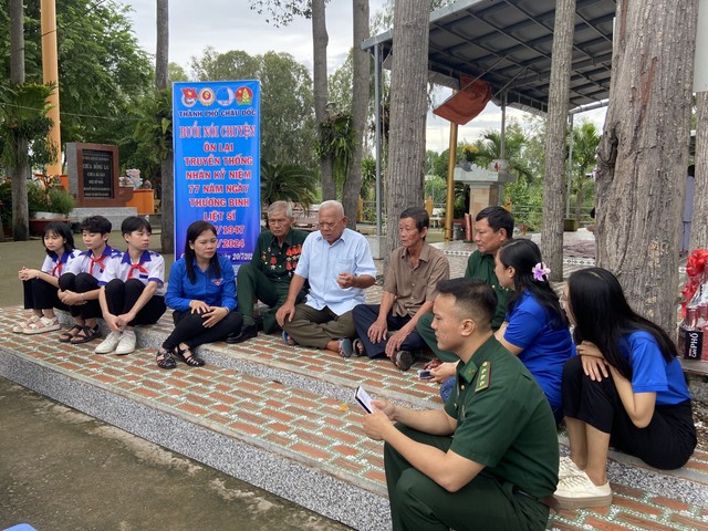 BĐBP An Giang: Nhiều hoạt động ý nghĩa nhân kỷ niệm 77 năm Ngày Thương binh - Liệt sĩ- Ảnh 7.