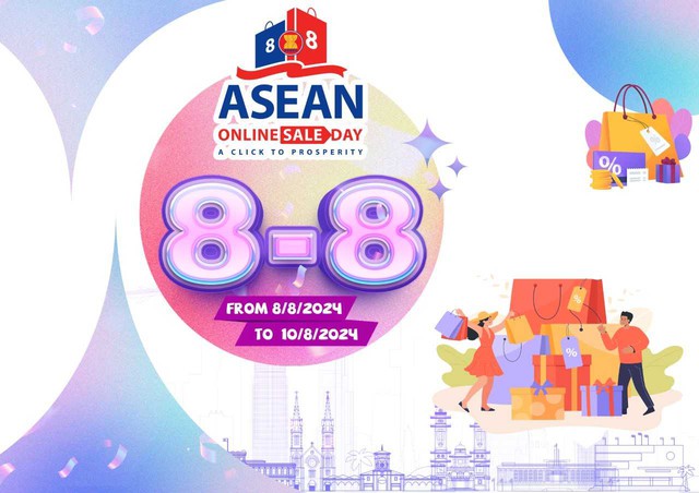 Ngày mua sắm trực tuyến ASEAN 2024 sẽ diễn ra từ ngày 8/8 - 10/8- Ảnh 1.