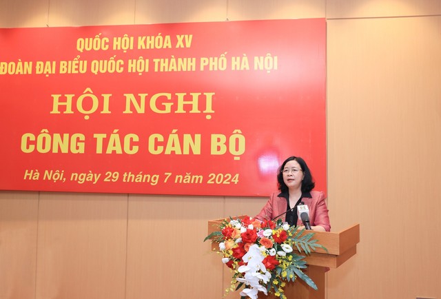 Bà Bùi Thị Minh Hoài được bầu làm Trưởng đoàn đại biểu Quốc hội thành phố Hà Nội- Ảnh 2.