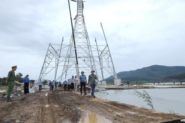 Thanh Hóa: Tập trung cao độ đảm bảo tiến độ thi công Dự án đường dây 500kV mạch 3- Ảnh 1.