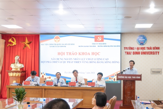 Trường ĐH Thái Bình tổ chức hội thảo khoa học về xây dựng nguồn nhân lực chất lượng cao- Ảnh 3.