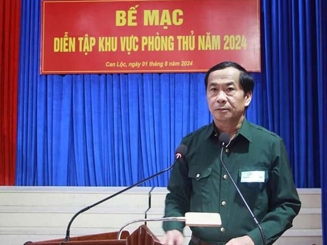 Huyện Can Lộc: Tổ chức thành công cuộc diễn tập khu vực phòng thủ năm 2024- Ảnh 2.