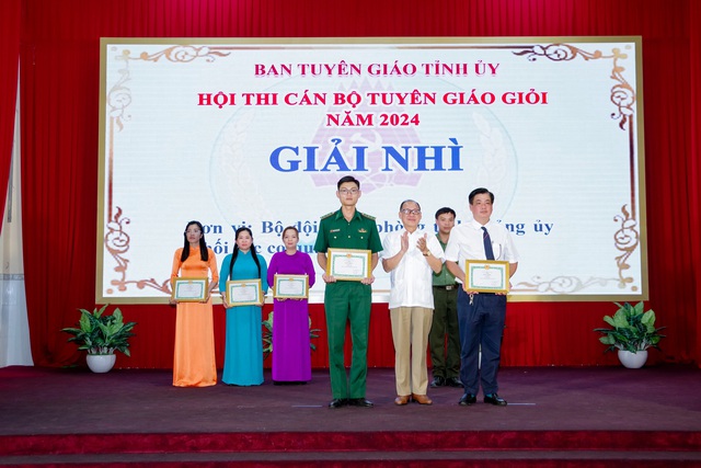 BĐBP Sóc Trăng: Đạt giải cao tại Hội thi Cán bộ Tuyên giáo giỏi năm 2024- Ảnh 3.