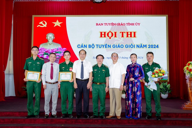 BĐBP Sóc Trăng: Đạt giải cao tại Hội thi Cán bộ Tuyên giáo giỏi năm 2024- Ảnh 2.