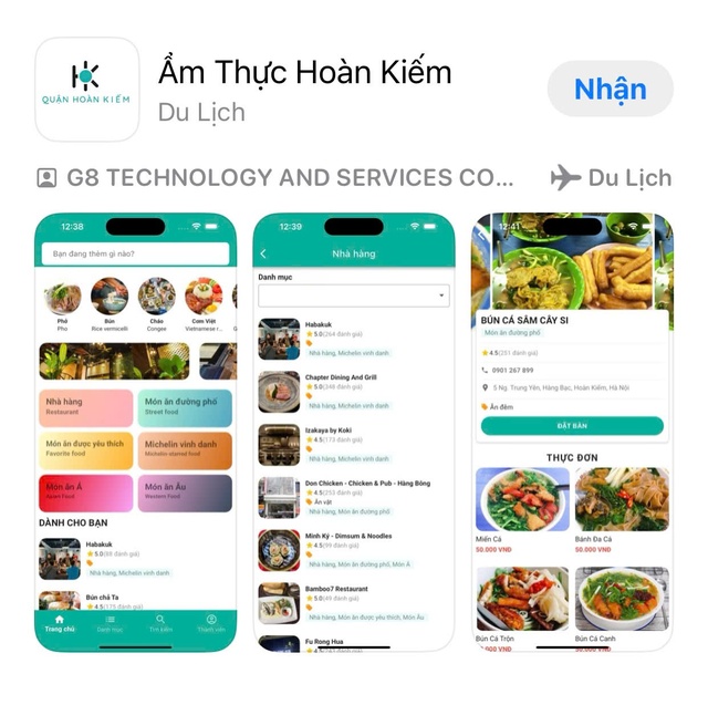 Quảng bá tinh hoa ẩm thực phố cổ Hà Nội qua “App ẩm thực Hoàn Kiếm”- Ảnh 1.