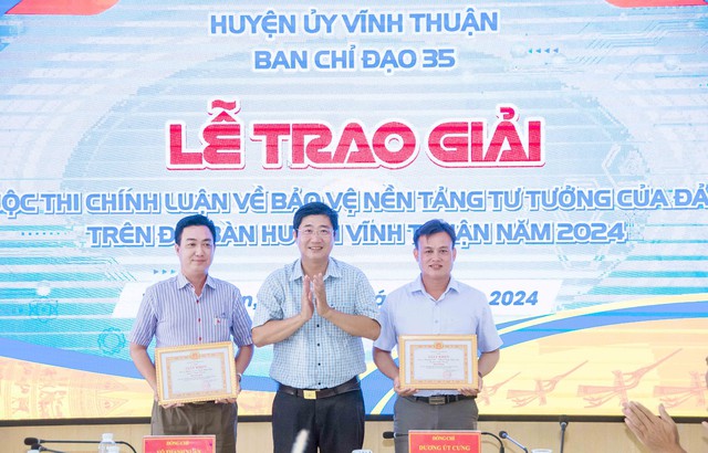 Kiên Giang: Tổng kết cuộc thi viết "Bảo vệ nền tảng tư tưởng của Đảng 2023-2024"- Ảnh 6.