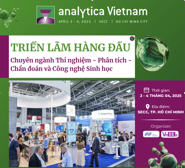 Triển lãm analytica Vietnam 2025: Đã có 80% diện tích gian hàng được bán ra- Ảnh 1.