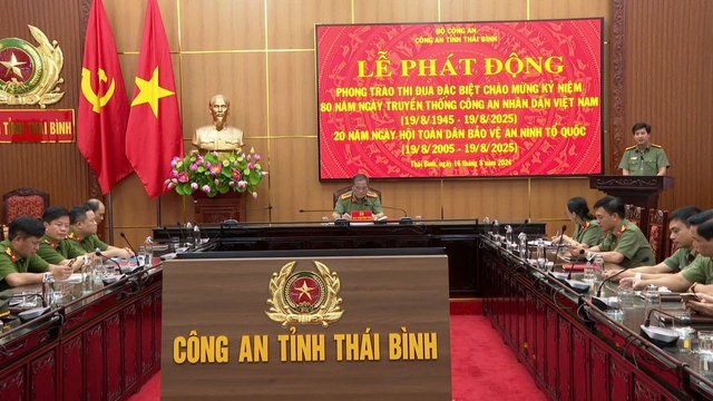 Công an tỉnh Thái Bình phát động phong trào thi đua đặc biệt- Ảnh 2.