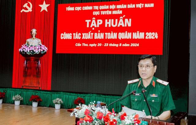 Cần Thơ: Tập huấn công tác xuất bản toàn quân năm 2024- Ảnh 4.