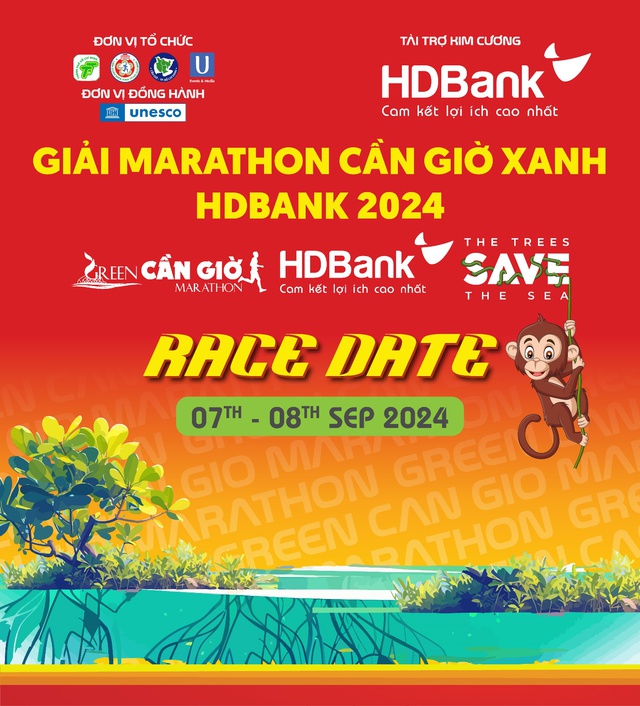 Độc đáo “đường đua xanh” Green Cần Giờ Marathon HDBank 2024- Ảnh 2.