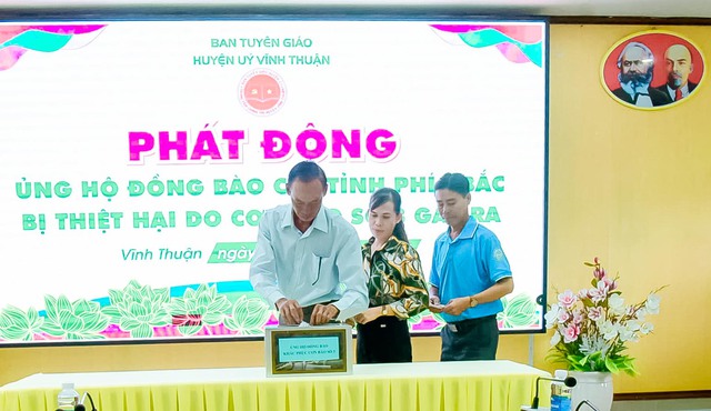 Kiên Giang: Sôi nổi Hội thi báo cáo viên giỏi Vĩnh Thuận- Ảnh 1.