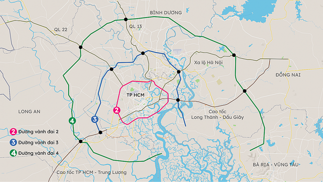 Cần hơn 136.000 tỷ đồng đầu tư đường Vành đai 4 TP Hồ Chí Minh- Ảnh 1.