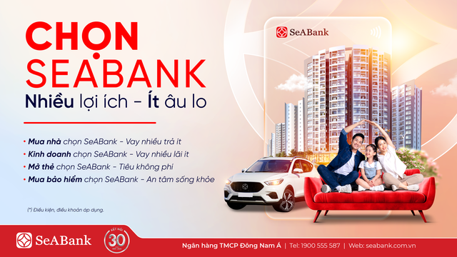 Hè tưng bừng, Chọn SeABank - Nhiều lợi ích - Ít âu lo- Ảnh 1.