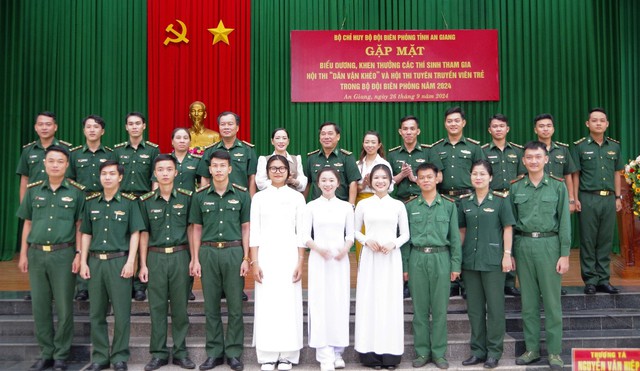 BĐBP An Giang: Đạt thành tích cao trong Hội thi “Dân vận khéo” và Hội thi tuyên truyền viên trẻ- Ảnh 1.