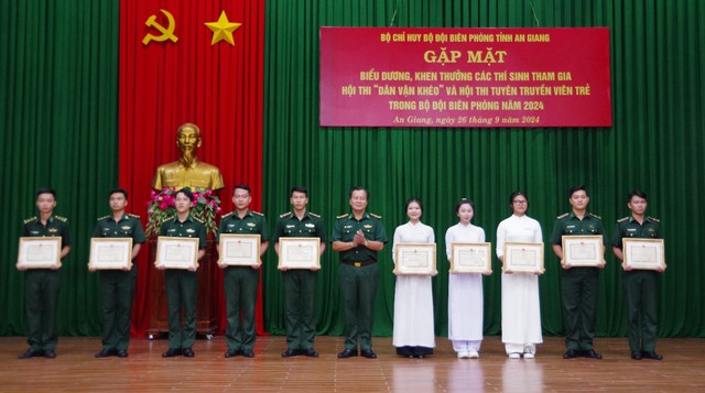 BĐBP An Giang: Đạt thành tích cao trong Hội thi “Dân vận khéo” và Hội thi tuyên truyền viên trẻ- Ảnh 5.