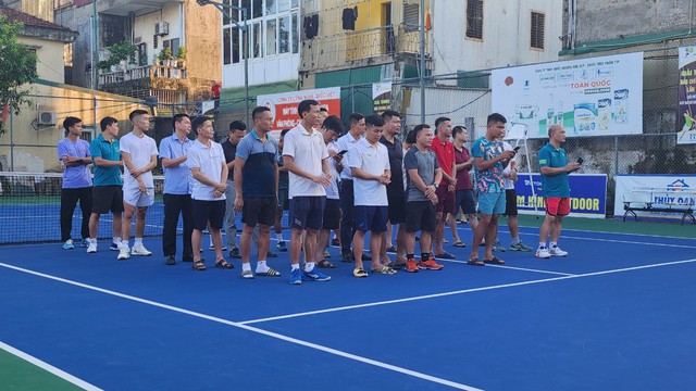 Giải Tennis báo chí Nghệ An: Bản lĩnh doanh nhân - hội tụ và tỏa sáng.- Ảnh 2.