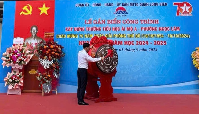 Trường Tiểu học Ái Mộ A: Vững tin bước vào năm học mới- Ảnh 1.