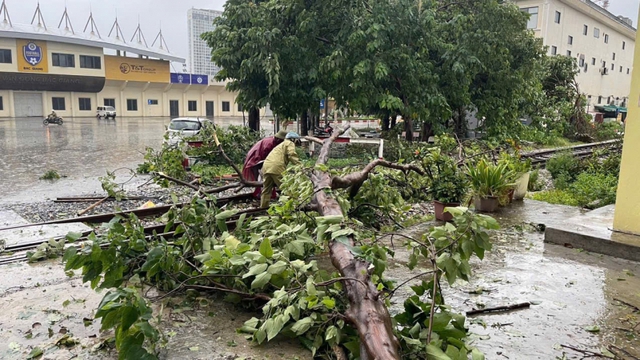 22 chuyến tàu khách phải dừng do ảnh hưởng bão số 3- Ảnh 1.