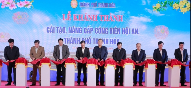 TP Thanh Hóa: Khánh thành dự án cải tạo, nâng cấp Công viên Hội An- Ảnh 4.