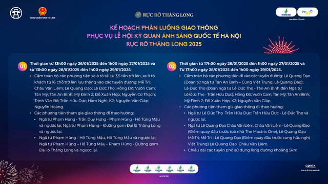 Hà Nội phân luồng giao thông phục vụ chương trình nghệ thuật "Rực rỡ Thăng Long"- Ảnh 1.