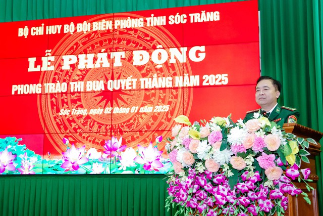 BĐBP tỉnh Sóc Trăng: Phát động phong trào thi đua Quyết thắng năm 2025- Ảnh 2.