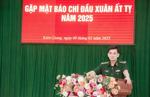 BĐBP tỉnh Kiên Giang: Gặp mặt báo chí đầu Xuân Ất Tỵ 2025- Ảnh 3.