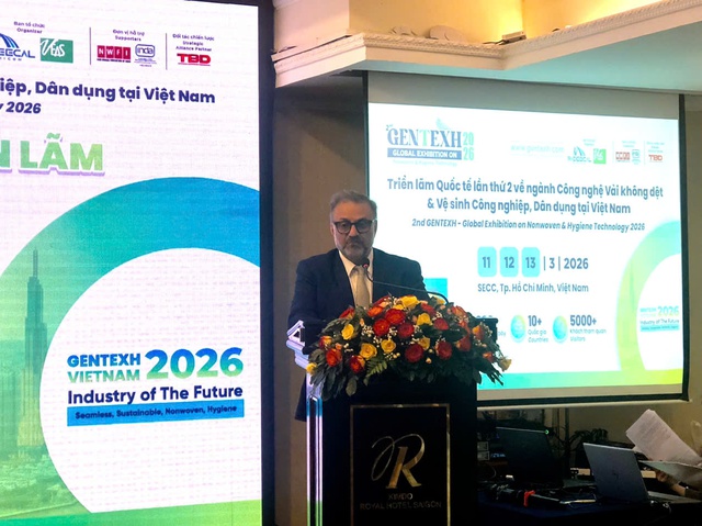 GENTEXH Vietnam 2026 - Điểm hẹn quốc tế của ngành vải không dệt và vệ sinh công nghiệp, dân dụng- Ảnh 2.