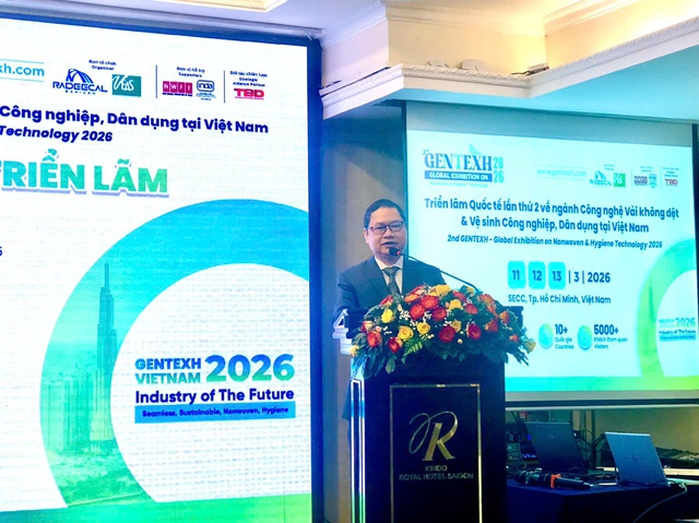 GENTEXH Vietnam 2026 - Điểm hẹn quốc tế của ngành vải không dệt và vệ sinh công nghiệp, dân dụng- Ảnh 1.