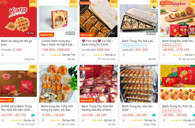 Doanh số bán bánh trung thu trên 4 sàn thương mại điện tử đạt hơn 50 tỷ đồng- Ảnh 1.