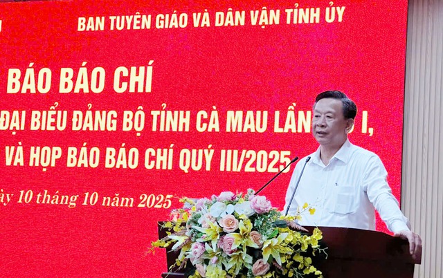 Đại hội đại biểu Đảng bộ tỉnh Cà Mau lần thứ I sẽ diễn ra vào ngày 16-17/10- Ảnh 2. Đại hội đại biểu Đảng bộ tỉnh Cà Mau lần thứ I sẽ diễn ra vào ngày 16-17/10- Ảnh 2.